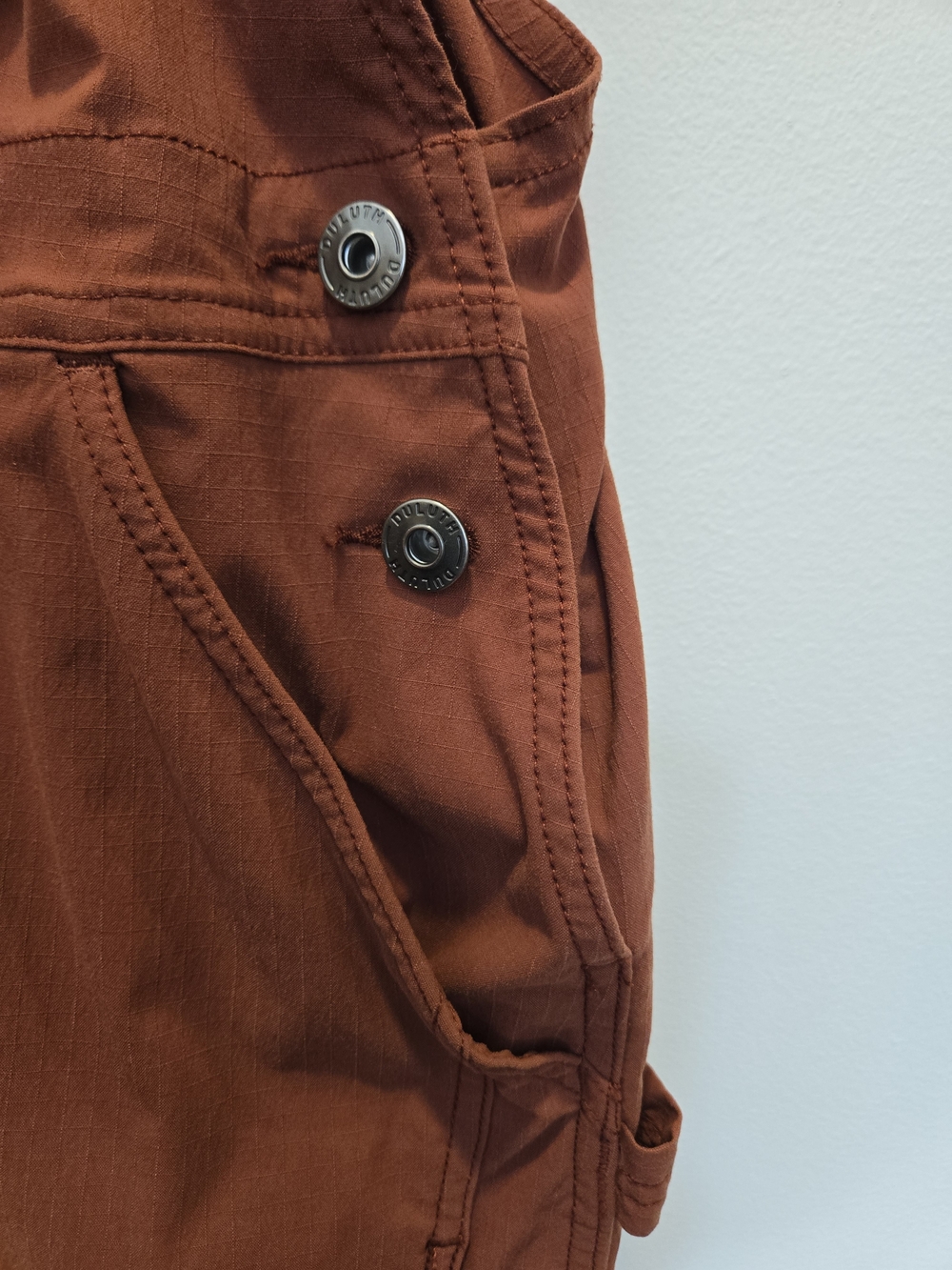 Brick Red Women's Workwear Overalls Duluth - Picture 7 of 11